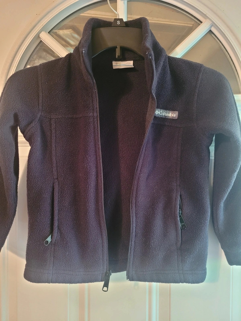 Columbia Kids Black Full-Zip Fleece Jacket